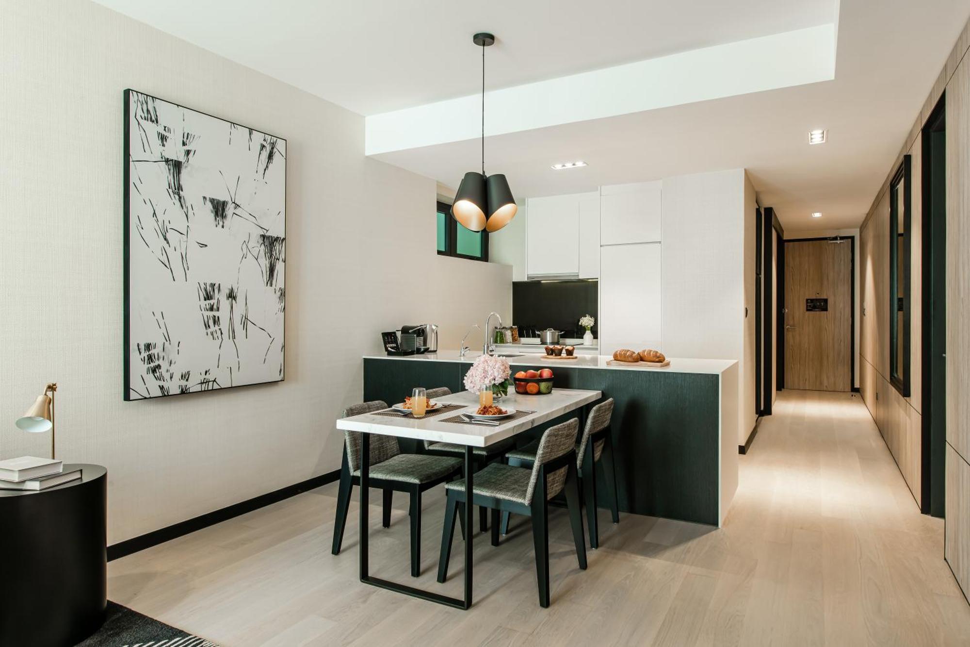 מלון Ascott Star Klcc קואלה לומפור מראה חיצוני תמונה Interior of a typical apartment