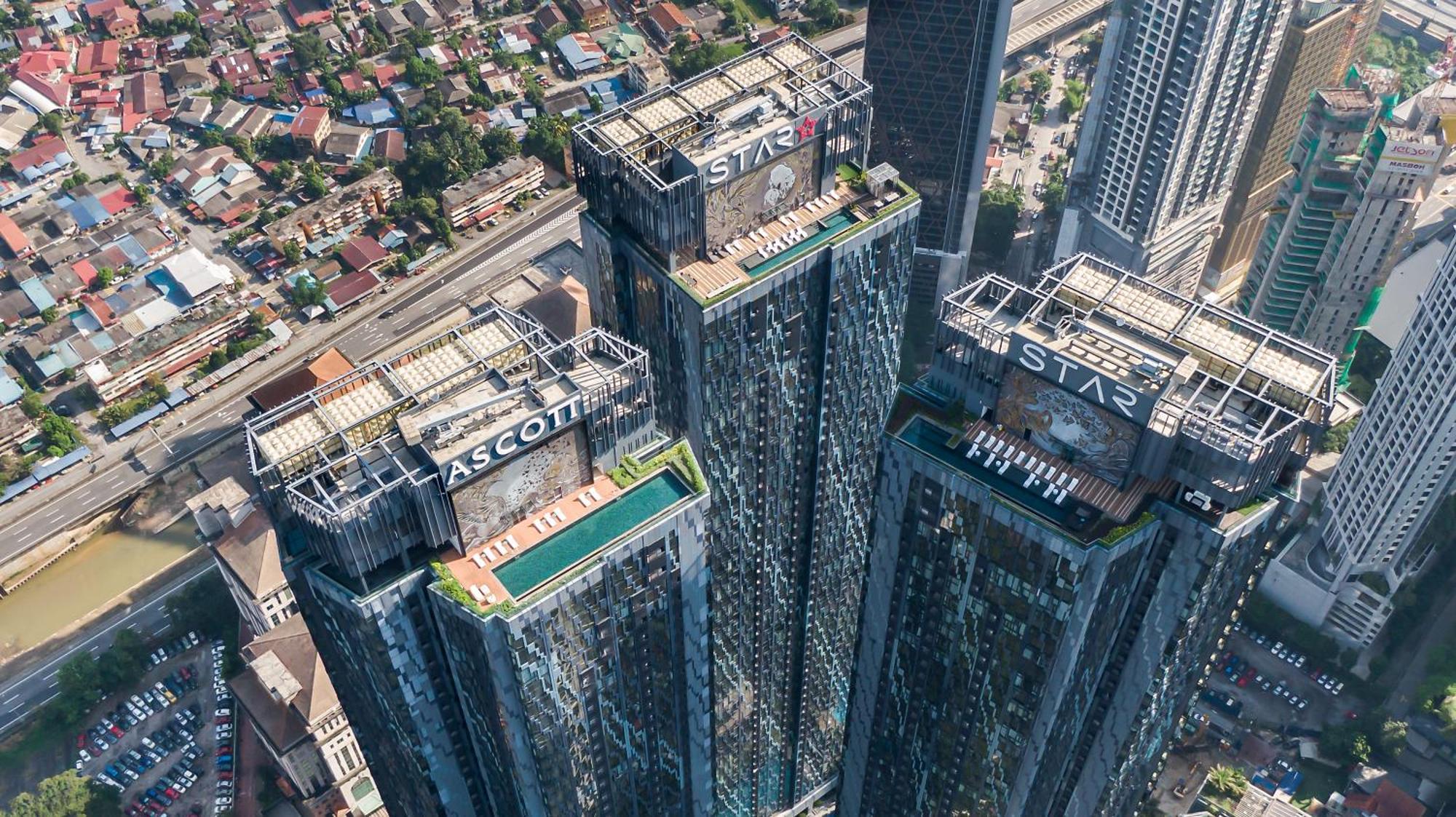 מלון Ascott Star Klcc קואלה לומפור מראה חיצוני תמונה Aerial view of the complex